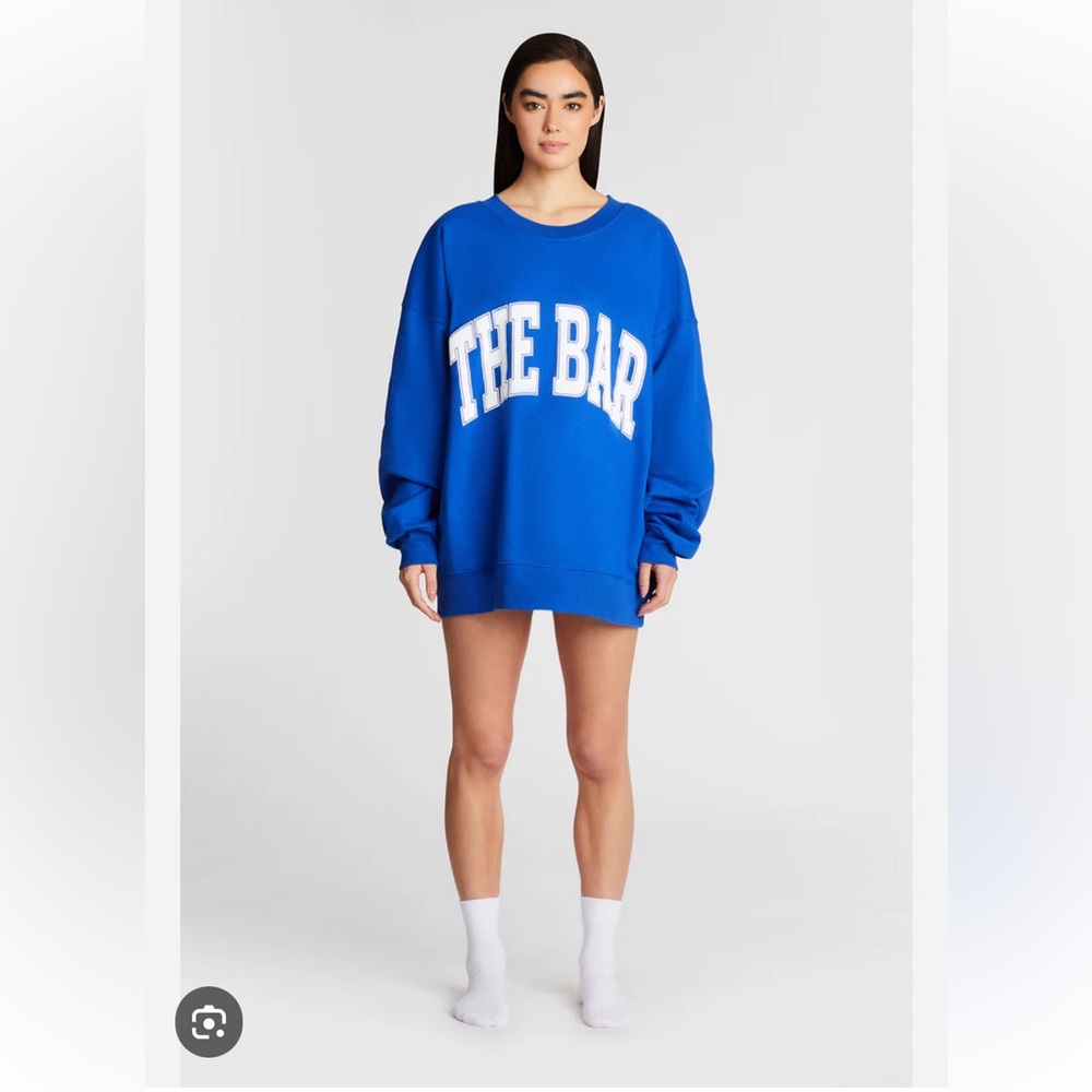 The Bar Cobalt blue sweatshirt